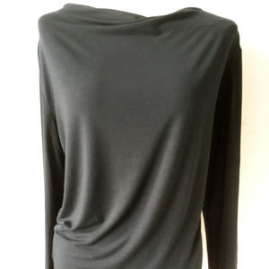 MM. LaFleur Long Sleeve Draped Blouse